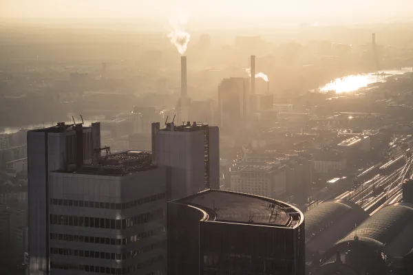 Frankfurt am Main im Smog